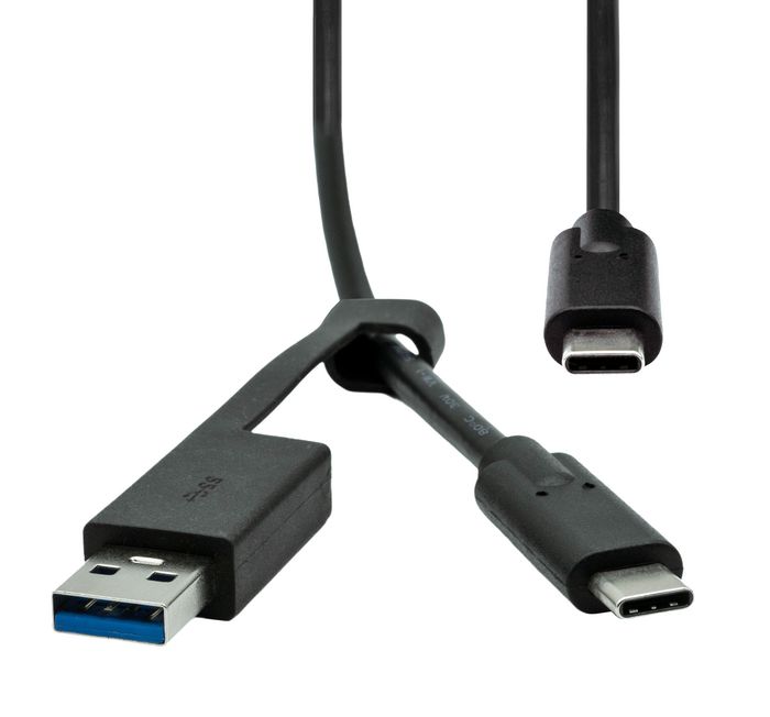ProXtend Cable USB-C 3.2 G2 con Adaptador USB-A 1M