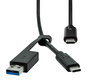 ProXtend Cable USB-C 3.2 G2 con Adaptador USB-A 1M