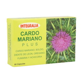 Integralia Cardo Mariano Plus 60 cápsulas Complemento Alimenticio Depurativo