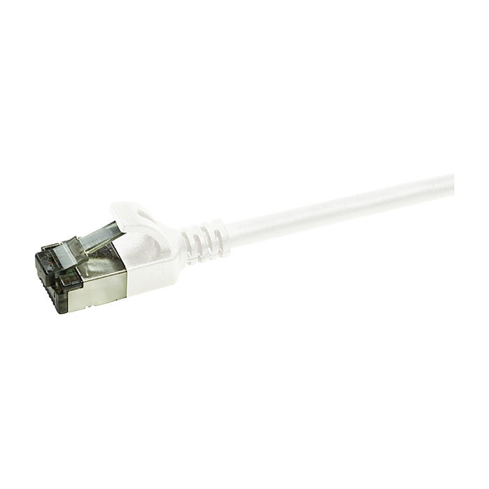 LogiLink Patch cable Cat.6A TPE SlimLine blanco 1,5m