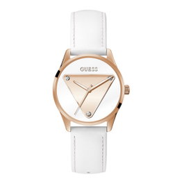 Guess GW0399L2 con caja dorada y correa blanca