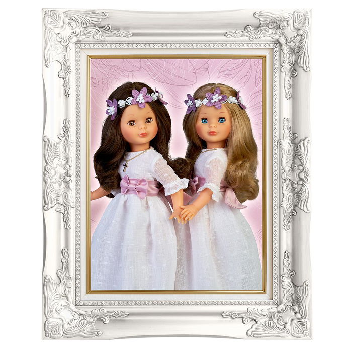 Nancy Muñeca Comunión Corona Flores Morena Nal00000 Famosa Muñeca Primera Comunión +4 años