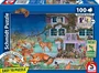 Schmidt Spiele Puzzle AABRK21021 Visita Nocturna de Animales, 100 Piezas, A partir de 6 años