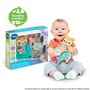 Vtech Baby Set de Regalo para Recién Nacido Toudoux Peluche y Pulseras Sonajero, Multicolor (VT3417765874659) - Botellas de Plástico Recicladas