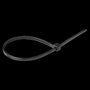 ORNO Bridas o Abrazaderas de Nylon 2.5mm * 200mm - Pack de 100 Unidades, Color Negro
