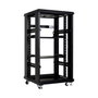 MicroConnect Armario Rack 19 pulg 22HU 600x600mm Negro con Cristal Templado