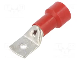 BM GROUP Terminal de anillo tubular aislado M8 rojo