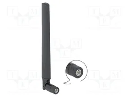 DeLOCK Antena 5G LTE SMA Macho - 1,3 dBi Omnidireccional Negro