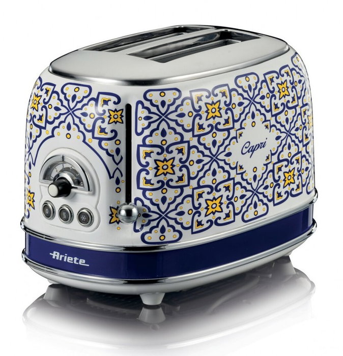 Ariete Tostadora Capri 2 Ranuras Blanco / Azul