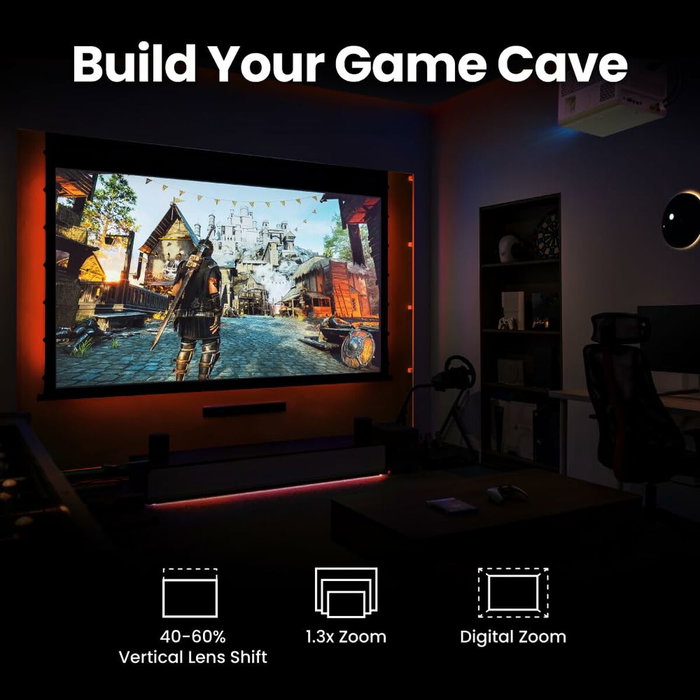 BenQ X3100i Proyector para juegos 4K UHD 3300 lúmenes ANSI Negro BenQ X3100i Proyector para juegos 4K UHD 3300 lúmenes ANSI Negro