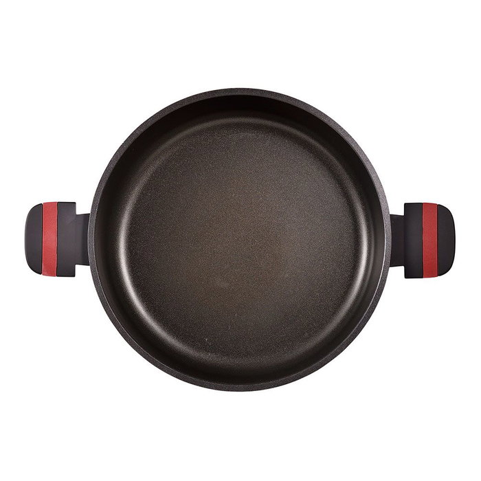 San Ignacio Olla Baja Denia Experto Ø28 cm Aluminio Fundido Inducción Tartera Antiadherente