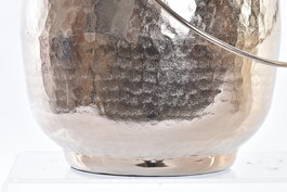 DKD Home Decor Zaatar Portavelas Árabe Cobre Dorado Aluminio 21 x 21 x 21 cm (2 Unidades)