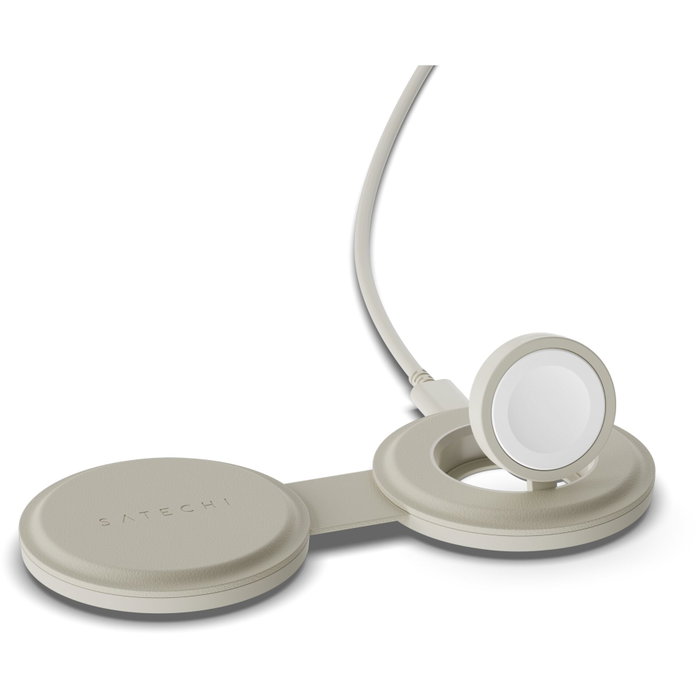 Satechi OntheGo 2-in-1 Wireless Charger Sand Satechi OntheGo 2-in-1 Wireless Charger Sand