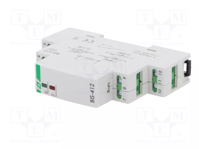 F&F BIS-412 Relé de instalación biestable por impulsos SPDT 16A