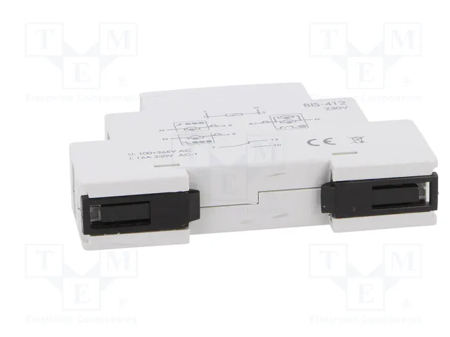 F&F BIS-412 Relé de instalación biestable por impulsos SPDT 16A