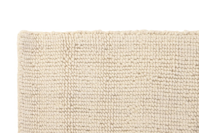 DKD Home Decor Alfombra de Lana Hecha a Mano 75x175 cm Crudo