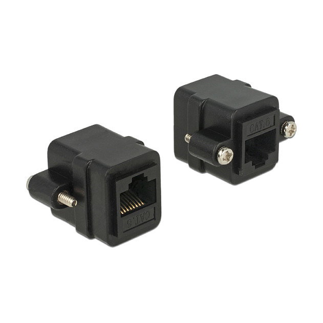 DeLOCK 85124 Adaptador RJ45 hembra a RJ45 hembra Cat.6 UTP