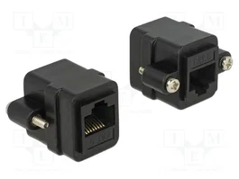 DeLOCK 85124 Adaptador RJ45 hembra a RJ45 hembra Cat.6 UTP