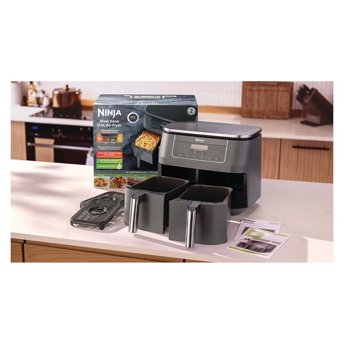 Ninja DZ300EU Freidora de aire caliente Doble 7,6 L