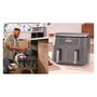 Ninja DZ300EU Dual Zone Freidora de aire 7,6 L Gris