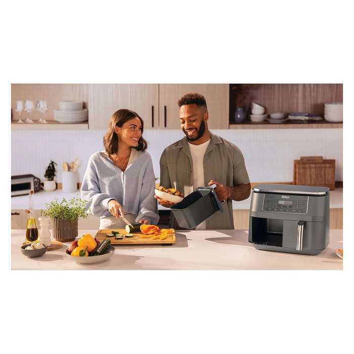 Ninja DZ300EU Freidora de aire caliente Doble 7,6 L