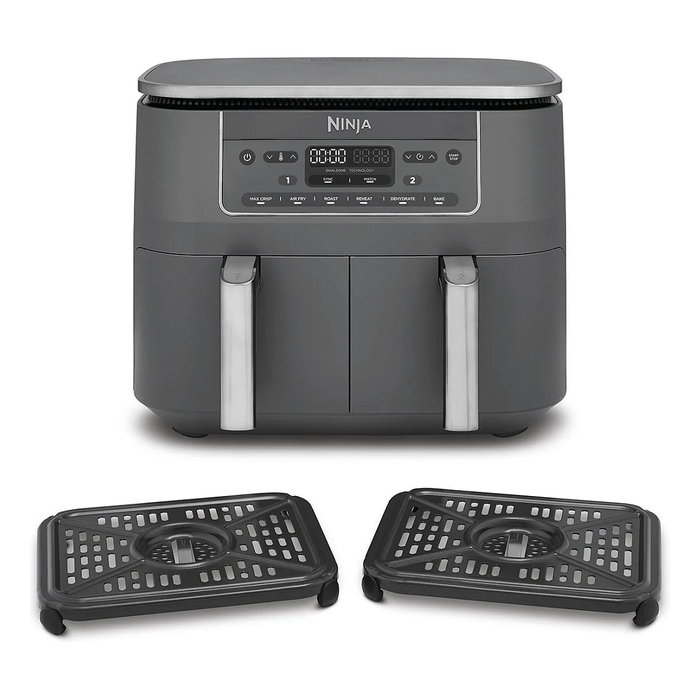 Ninja DZ300EU Dual Zone Freidora de aire 7,6 L Gris
