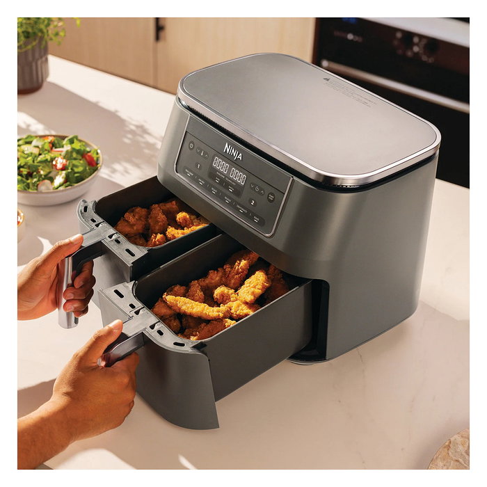 Ninja DZ300EU Freidora de aire caliente Doble 7,6 L