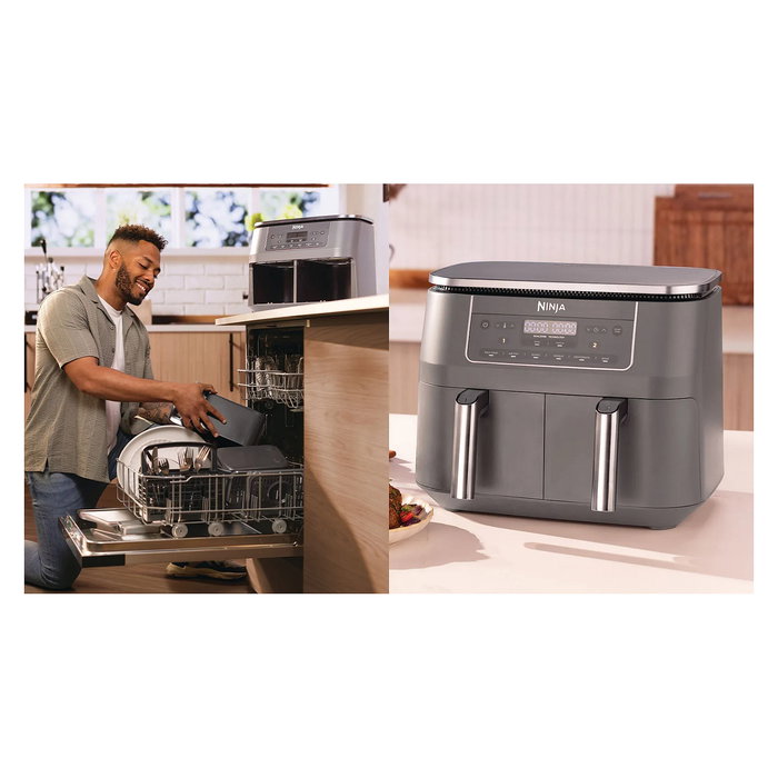 Ninja DZ300EU Freidora de aire caliente Doble 7,6 L