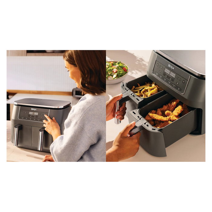 Ninja DZ300EU Freidora de aire caliente Doble 7,6 L