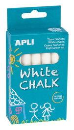 Tizas Blancas Apli Estuche De 10