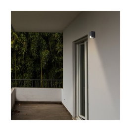 RABALUX Cernon Aplique de exterior 1xGU10 Negro IP44