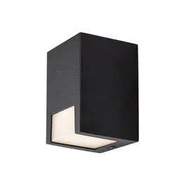 RABALUX Cernon Aplique Exterior 1xGU10 IP44 Negro [RAB-77054]