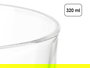 Vivalto Vaso de Vidrio para Whisky 320 ml 8.9 x 9.5 x 8.9 cm Transparente (Set de 24)