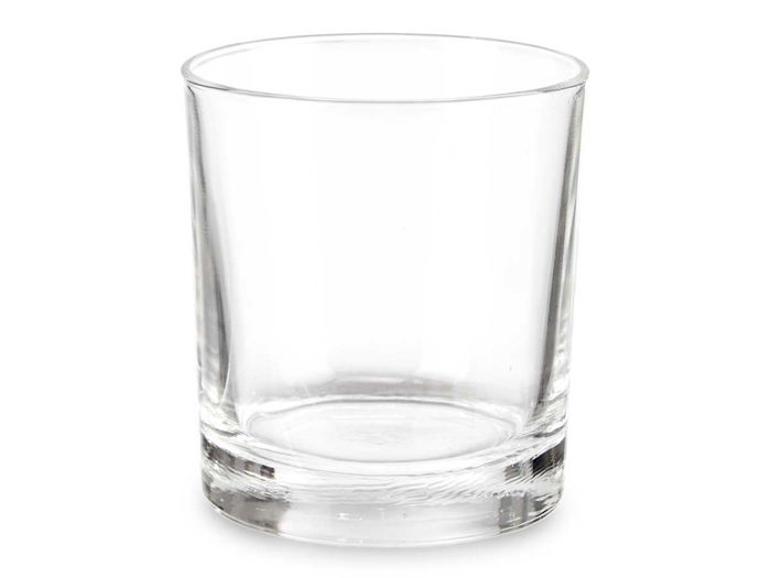 Vivalto Vaso de Vidrio para Whisky 320 ml 8.9 x 9.5 x 8.9 cm Transparente (Set de 24)