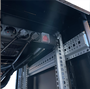 Phasak Armario Rack Suelo 19 Pulgadas Pro 42U Negro 600x600 con Ventiladores y Bandejas