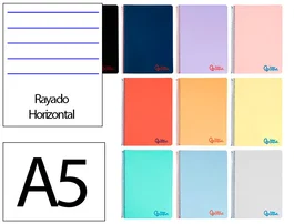 Liderpapel Cuaderno Espiral Wonder A5 Colores Surtidos