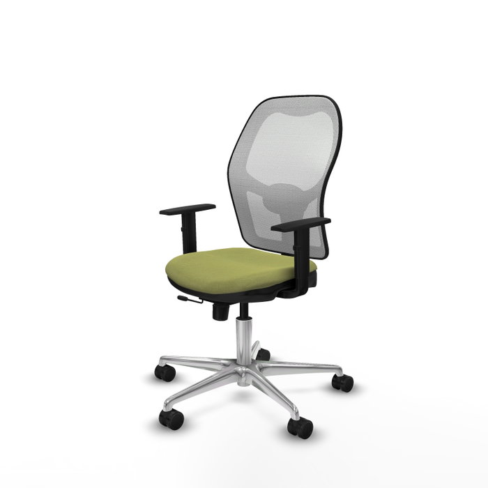 PIQUERAS Y CRESPO Silla de oficina Jorquera Verde oliva y Blanco