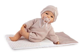 Muñeca Bimba Llora y Duerme 37cm con Mecanismo Realista - Muñeca Dormilona con Sonidos