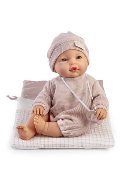 Muñeca Bimba Llora y Duerme 37cm con Mecanismo Realista - Muñeca Dormilona con Sonidos