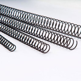 Fellowes Espiral Metálica Paso 5:1 6 mm Negro A4 Pack 25 Ud