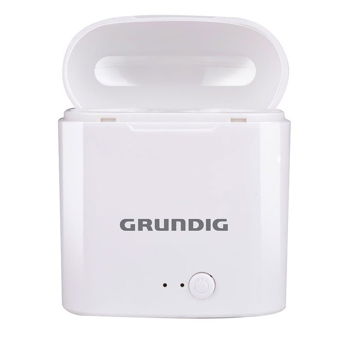 Grundig Auriculares Inalámbricos Earbuds con Micro Bluetooth y Estuche Blanco Grundig Auriculares Inalámbricos Earbuds con Micro Bluetooth y Estuche Blanco