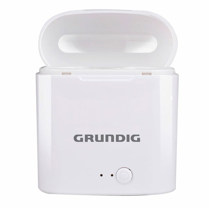 Grundig Earbuds Auriculares Inalámbricos con Estuche Blanco