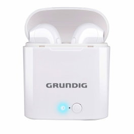 Grundig Earbuds Auriculares Inalámbricos con Estuche Blanco