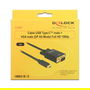 Delock Adaptador USB-C a VGA con Modo DP Alt, 1080p Full HD, Cable 3m, Negro, Referencia DP-Alt Mode