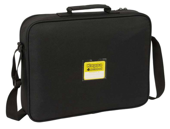 Mochila Escolar Kappa Dark Negro 38 x 28 x 6 cm