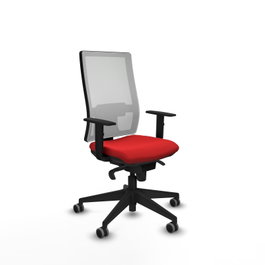 PIQUERAS Y CRESPO Silla de oficina Horna Sincro Rojo y Blanco