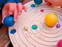 Andreutoys Juego Didáctico Sistema Solar 3D Madera Diámetro Sol Ø 4,5cm