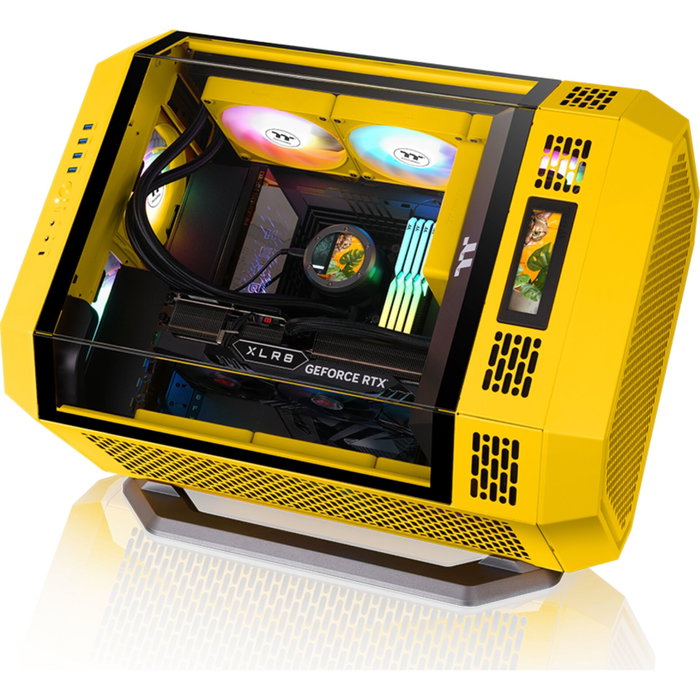 Thermaltake CT120 EX Reverse ARGB Sync Bumblebee Pack de 3, Amarillo