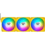 Thermaltake CT120 EX Reverse ARGB Sync Bumblebee Pack de 3, Amarillo