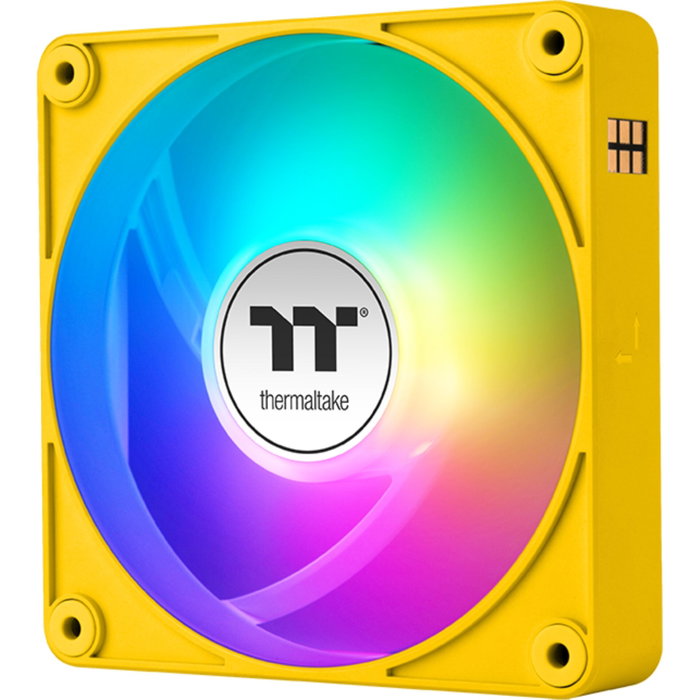 Thermaltake CT120 EX Reverse ARGB Sync Bumblebee Pack de 3, Amarillo